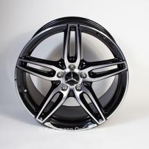 AMG 5-double-spoke rim set 19 inch black E-Class W213 genuine Mercedes-Benz | A21340120/2100-7X23