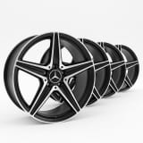 AMG 5-spoke rim set 18 inch black E-Class W213 genuine Mercedes-Benz