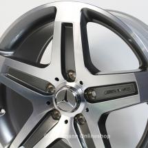 G 55 AMG 19-inch alloy wheel set | G-Class W463 | 5-spoke wheel | titanium gray | B66031282-AMG