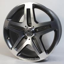 G 55 AMG 19-inch alloy wheel set | G-Class W463 | 5-spoke wheel | titanium gray | B66031282-AMG