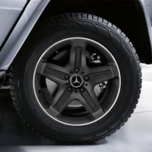 G 55 AMG 19-inch alloy wheel set | G-Class W463 | 5-spoke wheel | black | B66031535-AMG