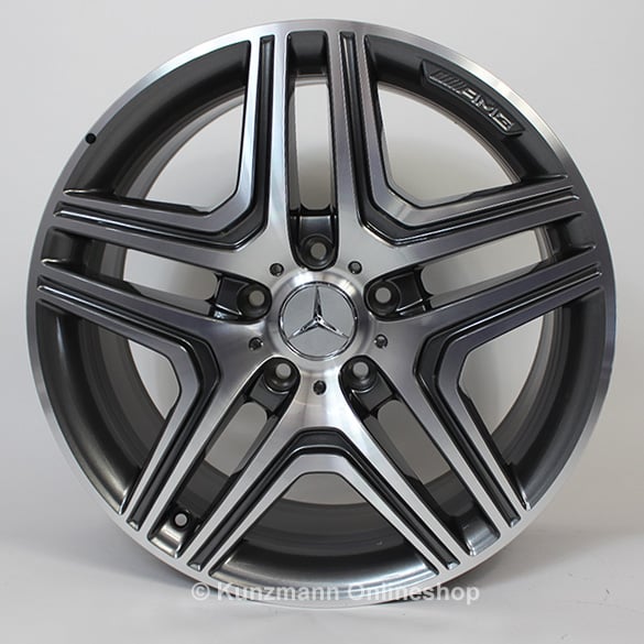 G 63 / 65 AMG 20 inch light-alloy wheels 5-spoke design Original Mercedes-Benz G-Class