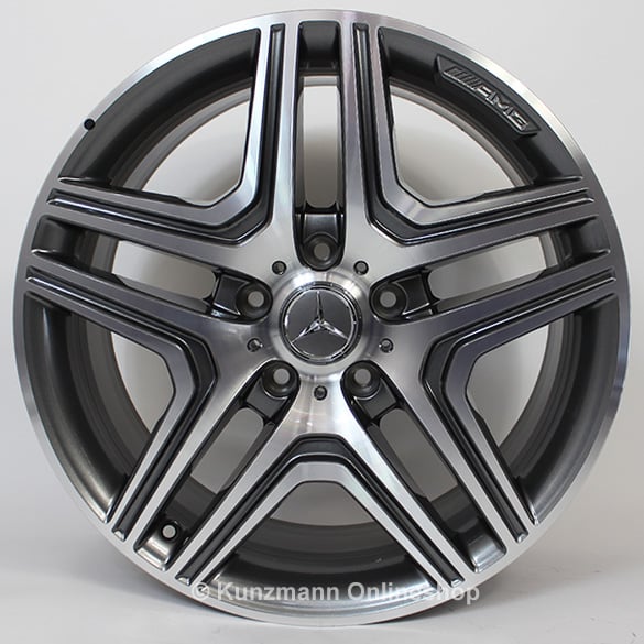 AMG light-alloy wheels | 5-spoke design for the G63 / G65 AMG | Mercedes-Benz G-Class W463 | 20 inch | B66031528-Satz AMG light-alloy wheels | 5-spoke design for the G63 / G65 AMG | Mercedes-Benz G-Class W463 | 20 inch | B66031528-Satz