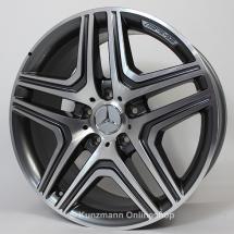 AMG light-alloy wheels | 5-spoke design for the G63 / G65 AMG | Mercedes-Benz G-Class W463 | 20 inch | B66031528-Satz