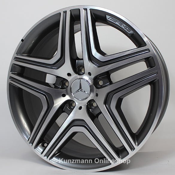 AMG light-alloy wheels | 5-spoke design for the G63 / G65 AMG | Mercedes-Benz G-Class W463 | 20 inch | B66031528-Satz AMG light-alloy wheels | 5-spoke design for the G63 / G65 AMG | Mercedes-Benz G-Class W463 | 20 inch | B66031528-Satz