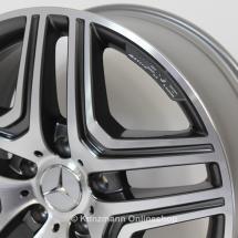 AMG light-alloy wheels | 5-spoke design for the G63 / G65 AMG | Mercedes-Benz G-Class W463 | 20 inch | B66031528-Satz