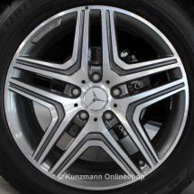 AMG light-alloy wheels | 5-spoke design for the G63 / G65 AMG | Mercedes-Benz G-Class W463 | 20 inch | B66031528-Satz