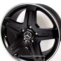 G 55 AMG 19-inch alloy wheel set | G-Class W463 | 5-spoke wheel | black | B66031535-AMG