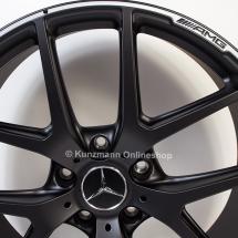 AMG 21 inch rim set Edition 463 black matt G-Class W463 original Mercedes-Benz | A46340104007X71-Satz