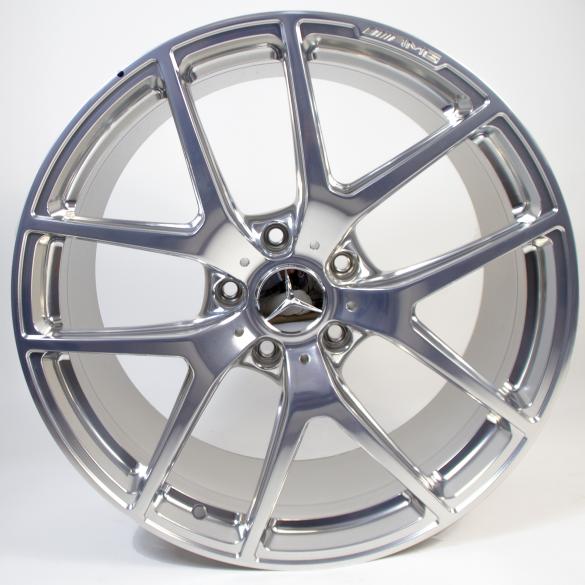 AMG 21 inch rim set Edition 463 ceramic polished G-Class W463 original Mercedes-Benz | A46340104007X15-Satz