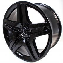 G 63 AMG 20-inch alloy wheel set schwarz G-Class W463 original Mercedes-Benz | A46340127027X43-Satz