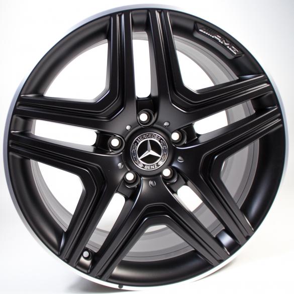 G 63 / 65 AMG 20 inch light-alloy wheels 5-twin-spoke black G-Wagon 463 Original Mercedes-Benz | A46340130027X71-B G 63 / 65 AMG 20 inch light-alloy wheels 5-twin-spoke black G-Wagon 463 Original Mercedes-Benz | A46340130027X71-B