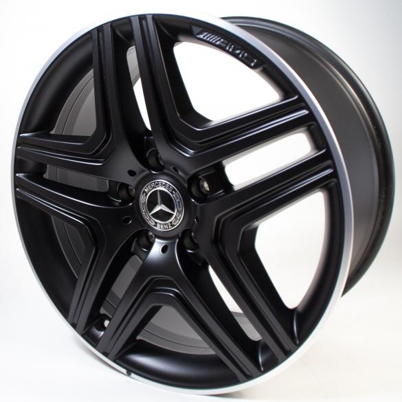 G 63 / 65 AMG 20 inch light-alloy wheels 5-twin-spoke black G-Wagon 463 Original Mercedes-Benz | A46340130027X71-B G 63 / 65 AMG 20 inch light-alloy wheels 5-twin-spoke black G-Wagon 463 Original Mercedes-Benz | A46340130027X71-B