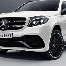 AMG 22 inch rims set GLS X166 black / polished genuine Mercedes-Benz | A16640133007X71-Satz