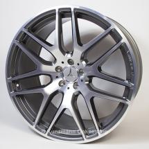 AMG 21-inch wheels set cross-spoke GLS-Class X166 titan grey | A16640128007X21-Satz