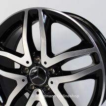 Mercedes-Benz 18 inch rims set | GLA X156 | 5-twin-spoke wheel | black | A15640101007X23-GLA