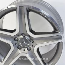 AMG 19-inch light alloy wheel set | GLA X156 | 5-spoke wheel | himalaya grey | A15640106007X21-GLA