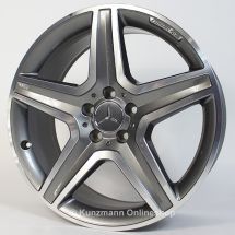 AMG 19-inch light alloy wheel set | GLA X156 | 5-spoke wheel | himalaya grey | A15640106007X21-GLA
