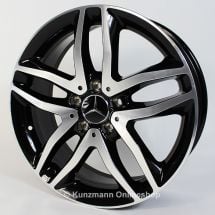 Mercedes-Benz 18 inch rims set | GLA X156 | 5-twin-spoke wheel | black | A15640101007X23-GLA