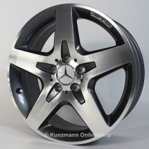 AMG 18-inch light alloy wheel set | GLA X156 | 5-spoke wheel | silver polished | A15640105007X21-GLA