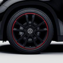 19 inch alloy rims set GLA X156 matt black original Mercedes-Benz | A15640104009Y22-Satz