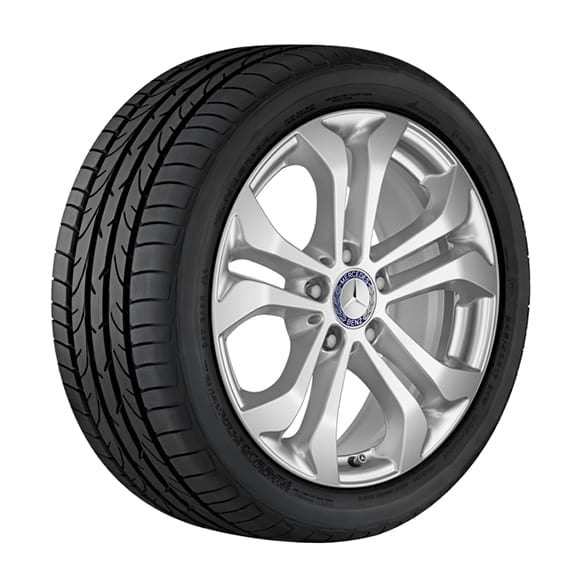 Snow wheels | 1 set 17 inch | GLC SUV X253 | Genuine Mercedes-Benz | with pressure sensors | Q44030151052/53A