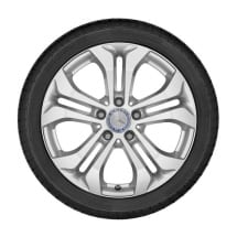 Snow wheels | 1 set 17 inch | GLC SUV X253 | Genuine Mercedes-Benz | with pressure sensors | Q44030151052/53A