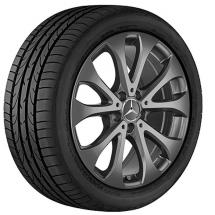18-inch summer complete wheels | GLC X253 | 5-doublespoke | Genuine Mercedes-Benz | Q440651710260-MB-Raeder
