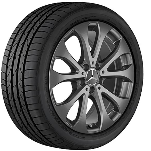 Snow wheels 1 set 18 inch GLC SUV X253 & Coupe C253 Genuine Mercedes-Benz pressure sensors