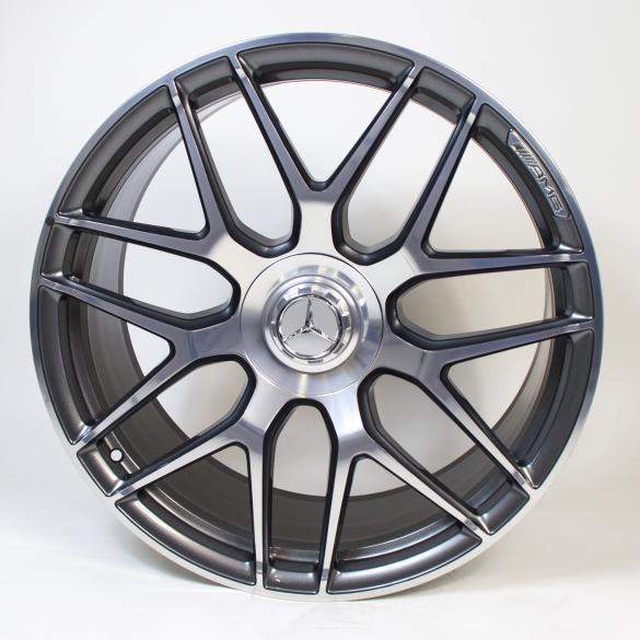 GLC 63 AMG 21 inch forged rim set | genuine Mercedes-Benz X253/C253 | himalaya grey | A2534014000/41007X21