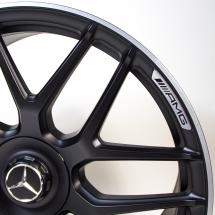 GLC 63 AMG 21 inch forged rim set | genuine Mercedes-Benz X253/C253 | glossy black | A2534014000/41007X71
