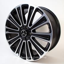 20 inch wheel set 10-spoke matt black GLE W166 Original Mercedes-Benz | A16640116007X36-Satz