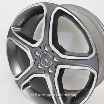 19 inch wheels set | 5-spoke wheel | GLK X204 | Genuine Mercedes-Benz | A20440128/9007X21-GLK