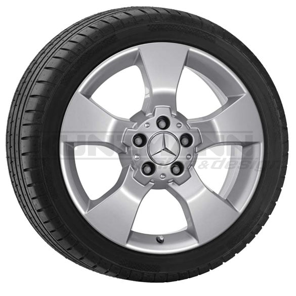 17 Inch Light Alloy Wheels 5 Spoke Design Glk Class X204 Genuine Mercedes 17 Inch Light Alloy Wheels 5 Spoke Design Glk Class X204 Genuine Mercedes