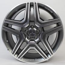 AMG 5-twin-spoke 21-inch rims set  M-Class W166 | A16640123027X21-B