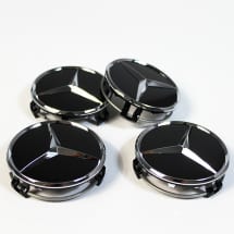 genuine Mercedes-Benz center hub wheel caps black | B66470200