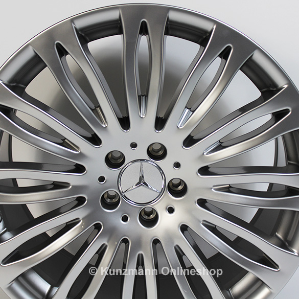 Mercedes-Benz | multi-spoke wheel | S-class W222 | 20 inch | himalaya gray | A2224011702/1802-9293