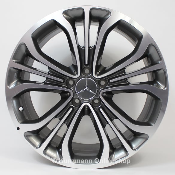 Mercedes-Benz 19 inch rim set S-Class W222 original 5-triple-spokes-design