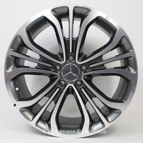 19 inch rim set S-Class Coupé C217 5-triple-spokes-design Genuine Mercedes-Benz