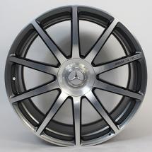 S 63 AMG 20-inch forged alloy wheel set | 10 spoke | S-Class C217 | original Mercedes-Benz | A22240106007X21/0700-Satz