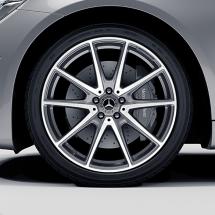 AMG 5-twin-spoke 20-inch rims S-Class W222 original Mercedes-Benz grey | A2224014000/4100-7X21