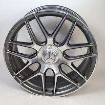 AMG 20 inch forged rimset S-Class W222 cross-spoke grey original Mercedes-Benz | A2224014200/4300-7X21-W222