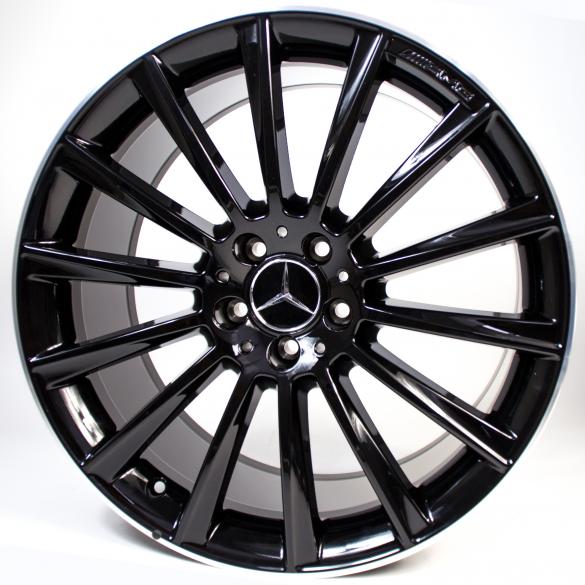 AMG 20-inch light-alloy wheels night-Edition S-Class W222 original Mercedes-Benz