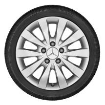 16 inch set of rims | 10-spoke wheel | Mercedes-Benz V-Class | silver | A44740103017X45-Satz