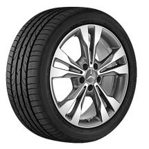 18 inch wheel set | 5-twin-spoke wheel | Mercedes-Benz V-Class | tremolite-gray | A44740144007X44-Satz