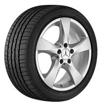 17 inch wheel set | 5-spoke wheel | Mercedes-Benz V-Class | silver | A44740148007X45-B
