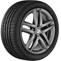 19 inch wheel set 5-twin-spoke wheel Mercedes-Benz V-Class tremolite metallic  | A44740115007X28-Satz