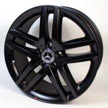 19 inch wheel set 5-twin-spoke wheel Mercedes-Benz V-Class black matt | A44740145007X35-Satz