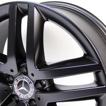 19 inch wheel set 5-twin-spoke wheel Mercedes-Benz V-Class black matt | A44740145007X35-Satz