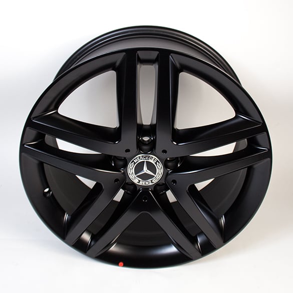 19 inch wheel set 5-twin-spoke wheel Mercedes-Benz V-Class black matt | A44740145007X35-Satz 19 inch wheel set 5-twin-spoke wheel Mercedes-Benz V-Class black matt | A44740145007X35-Satz